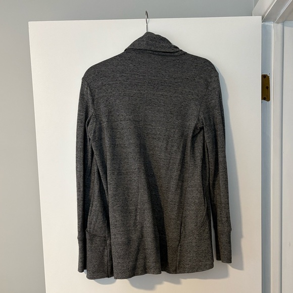 Athleta Gray Open Front Cardigan - Picture 3 of 9